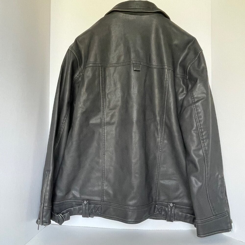 Free People Leather Utility Jacket - Picture 3 of 15